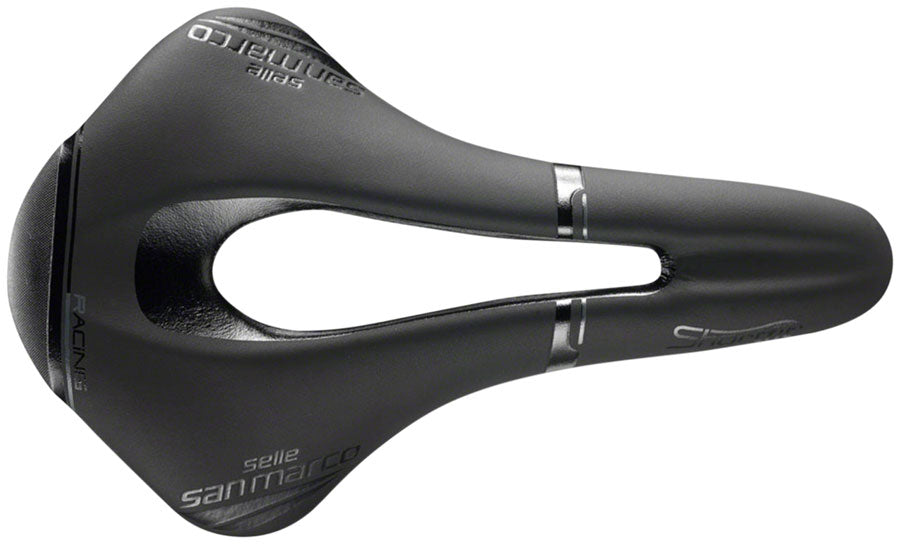 Selle San Marco Shortfit Open-Fit Racing Saddle - Manganese BLK Mens Superwide