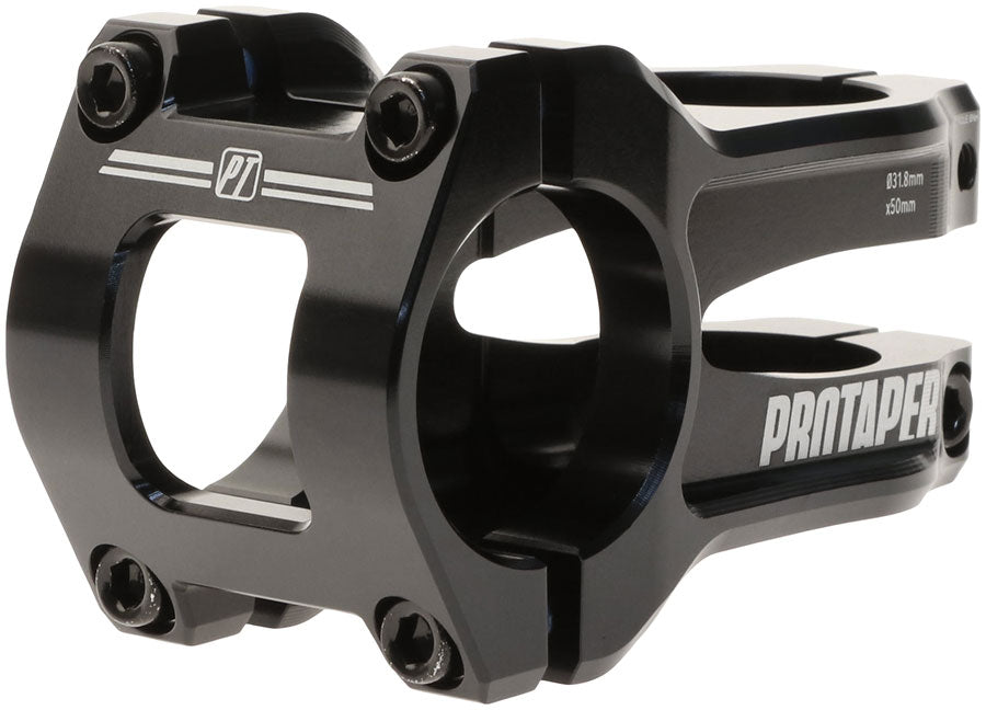 ProTaper Vice Trail Stem - 50mm 31.8mm Clamp +/-0 1 1/8" Aluminum Black