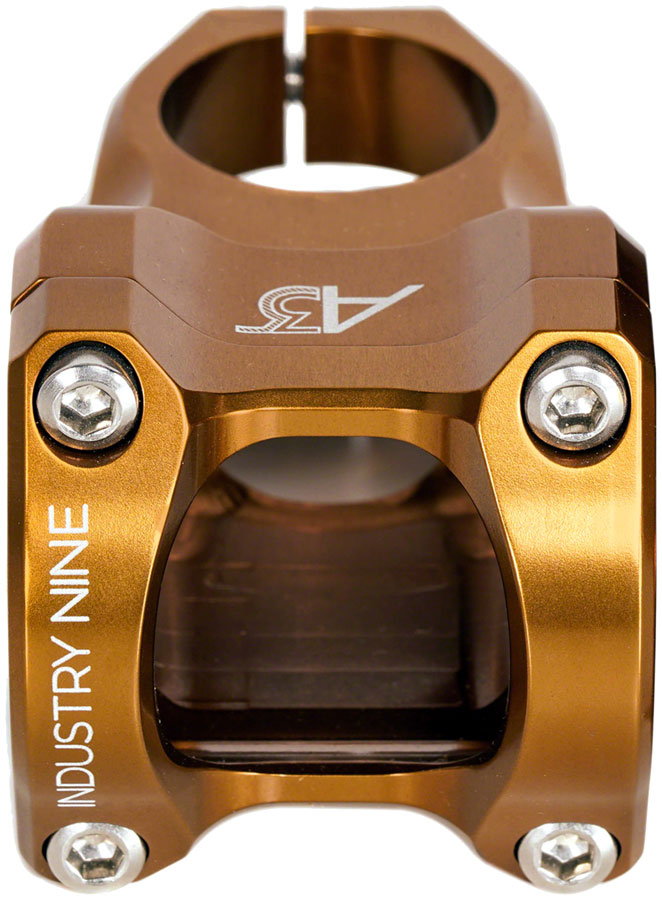Industry Nine A318 Stem - 50mm 31.8mm Clamp +/-4.4 1 1/8" Aluminum Bronze