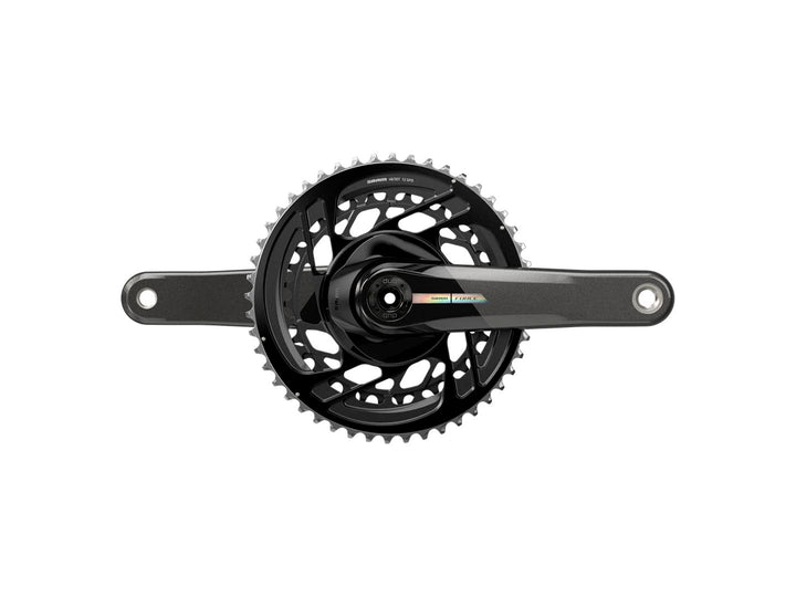 SRAM Force Crankset - 172.5mm 2x 12-Speed 50/37t Direct Mount DUB Spindle Interface Iridescent Gray D2