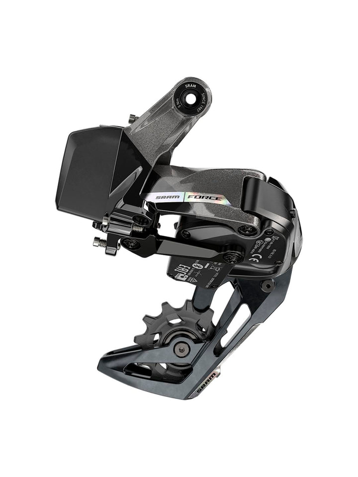 SRAM Force XPLR AXS eTap Rear Derailleur - 12-Speed Medium Cage 44t Max Battery Not Included Iridescent Gray D2