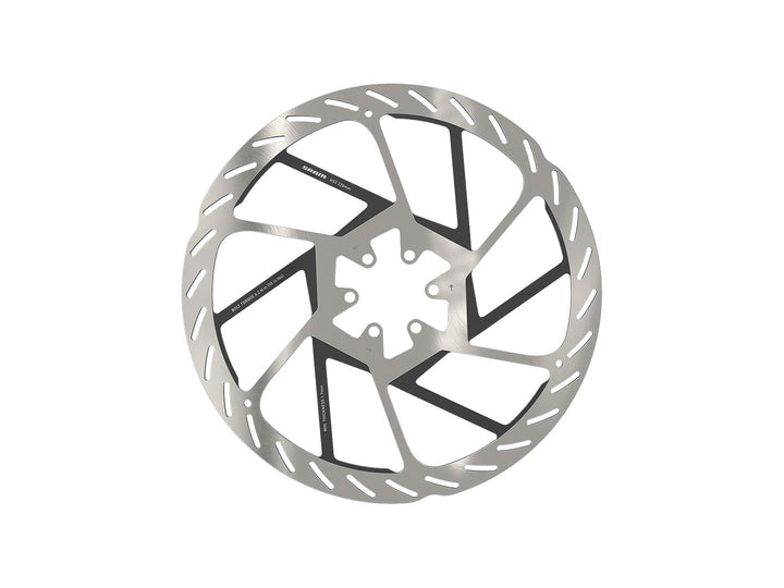 SRAM HS2 Disc Brake Rotor - 220mm 6-Bolt Rounded Silver/Black