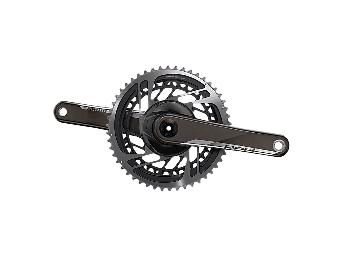 SRAM RED AXS Crankset - 175mm 12-Speed 46/33t Direct Mount DUB Spindle Interface Natural Carbon D1