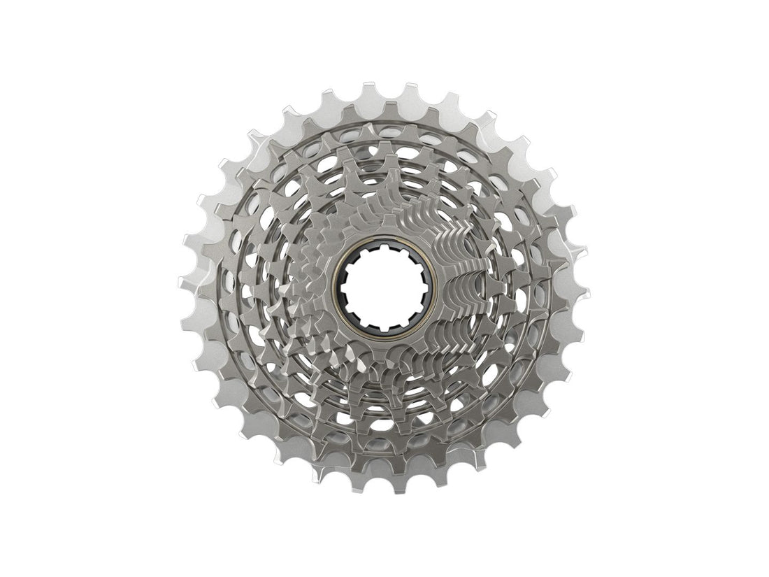 SRAM RED XG-1290 Cassette - 12-Speed 10-30t For XDR Driver Body Silver E1