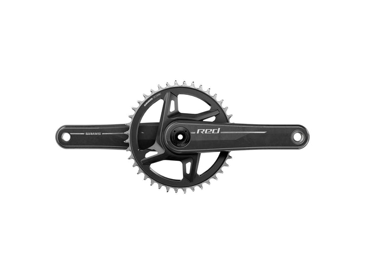 SRAM RED 1x XPLR Wide Crankset - 172.5mm 13-Speed 40t 8-Bolt Direct Mount DUB Spindle Natural Carbon E1