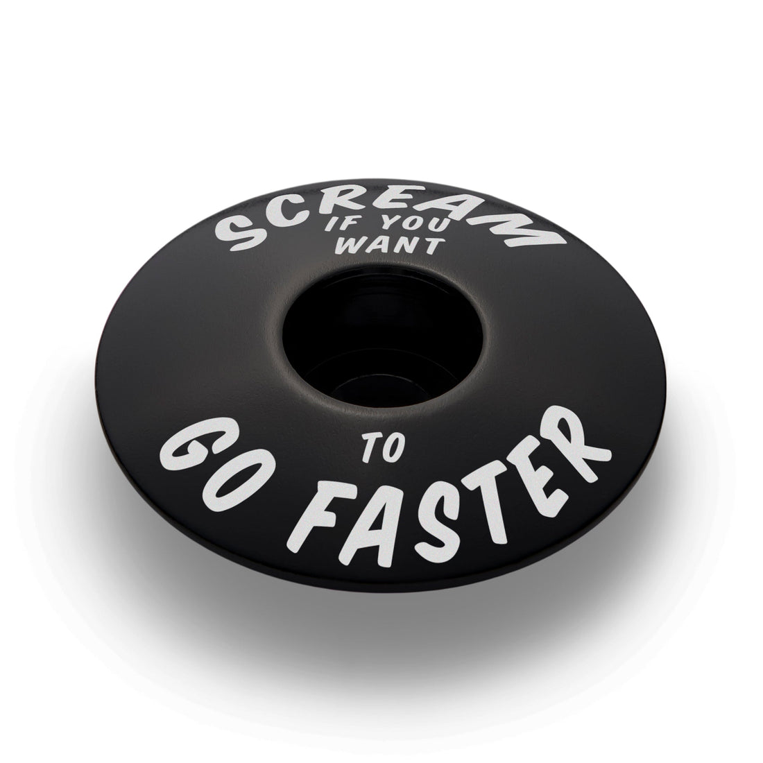 Scream If You Want to Go Faster - Bicycle Headset Cap