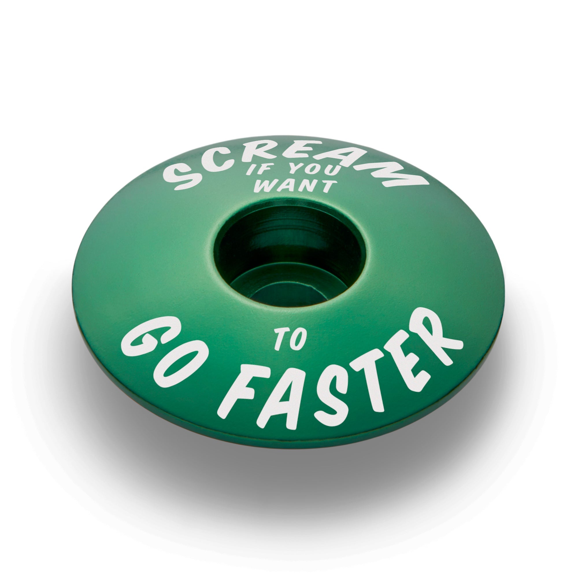 Scream If You Want to Go Faster - Bicycle Headset Cap