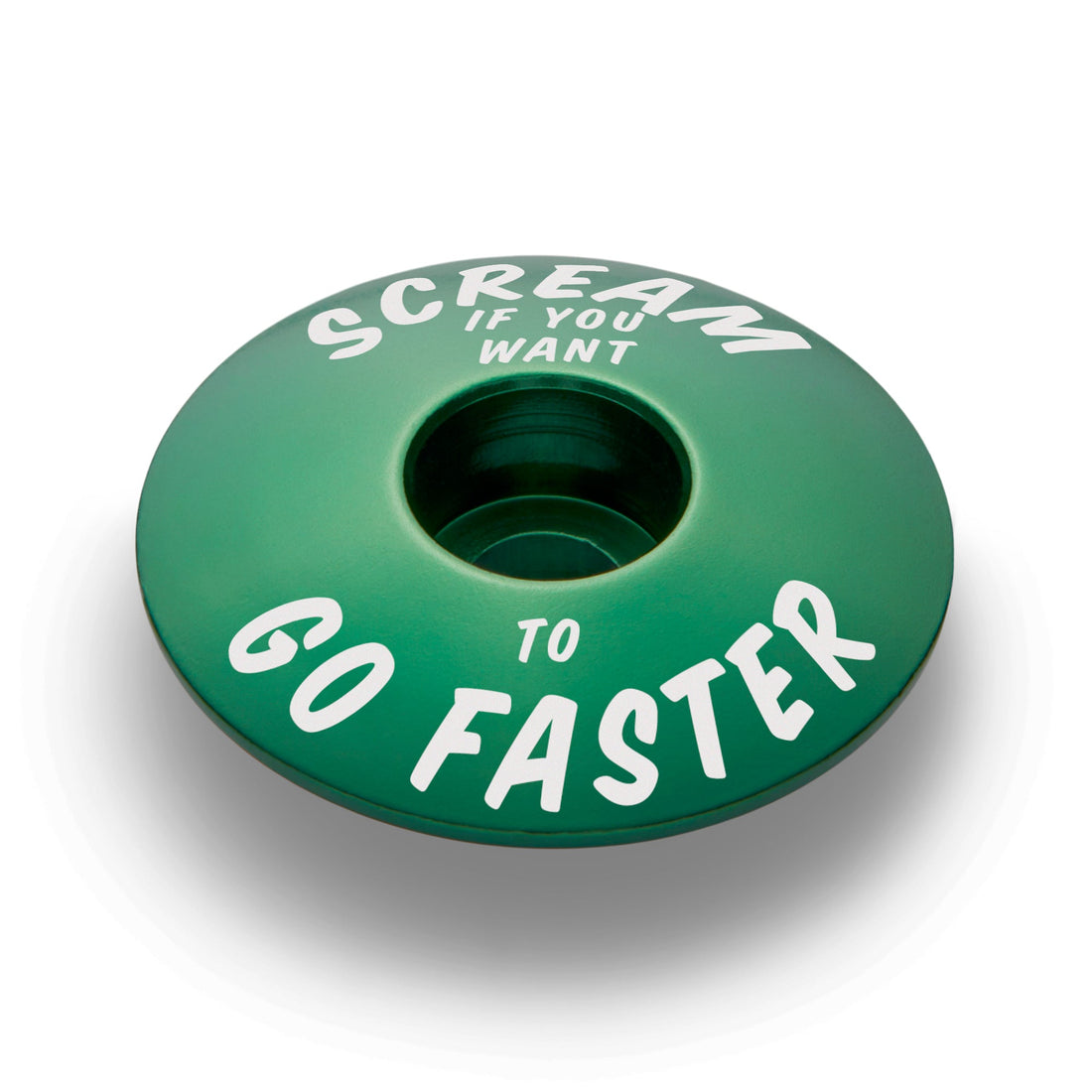 Scream If You Want to Go Faster - Bicycle Headset Cap