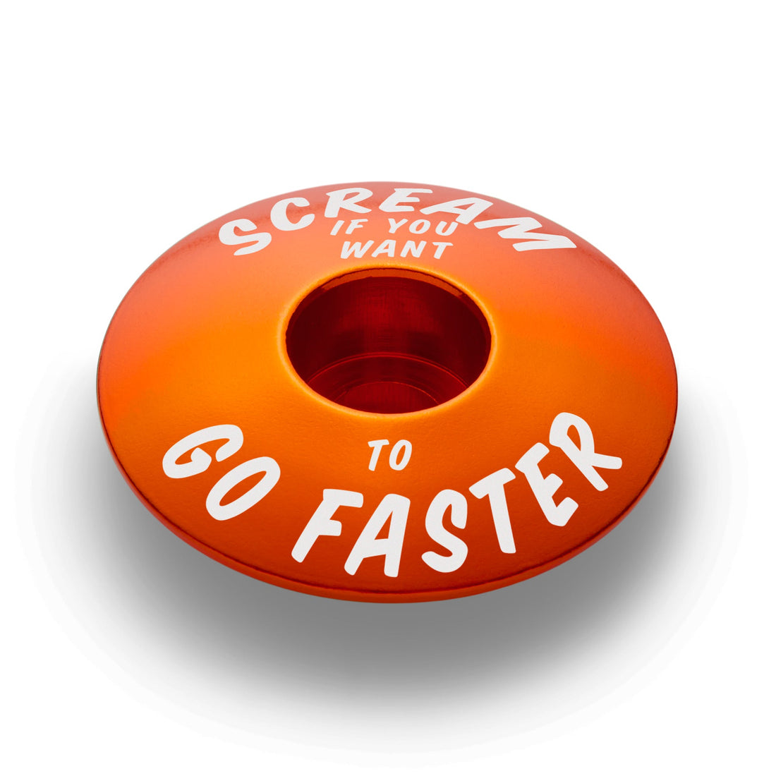 Scream If You Want to Go Faster - Bicycle Headset Cap