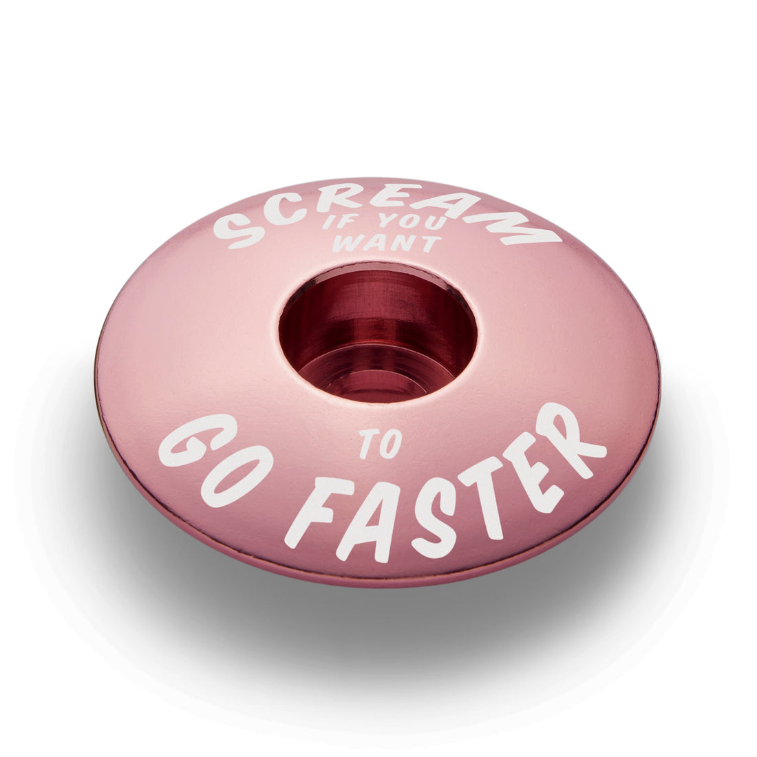 Scream If You Want to Go Faster - Bicycle Headset Cap