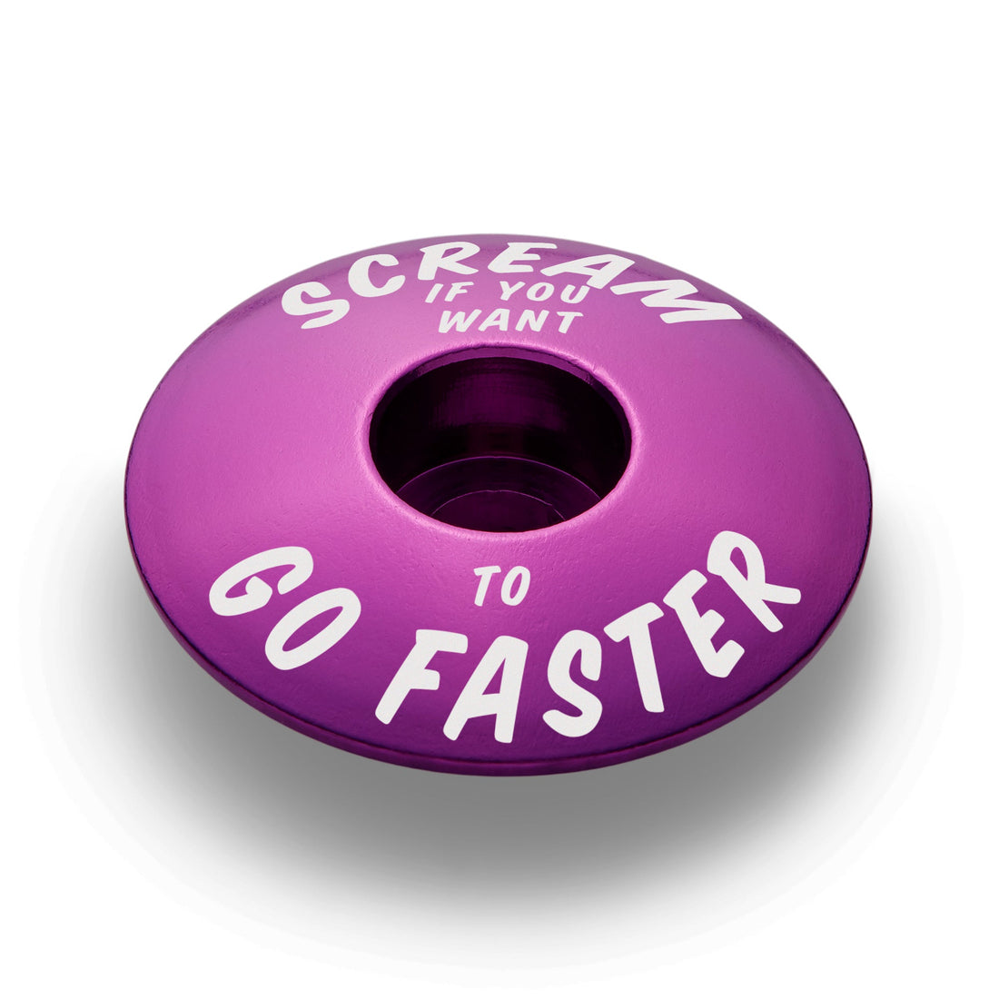 Scream If You Want to Go Faster - Bicycle Headset Cap