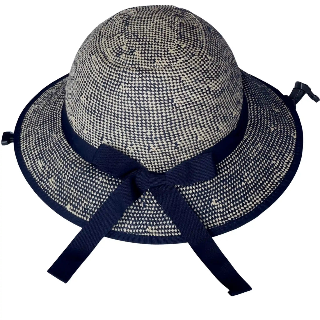 Straw Hat Bike Helmet Shibori Blue - Comfort
