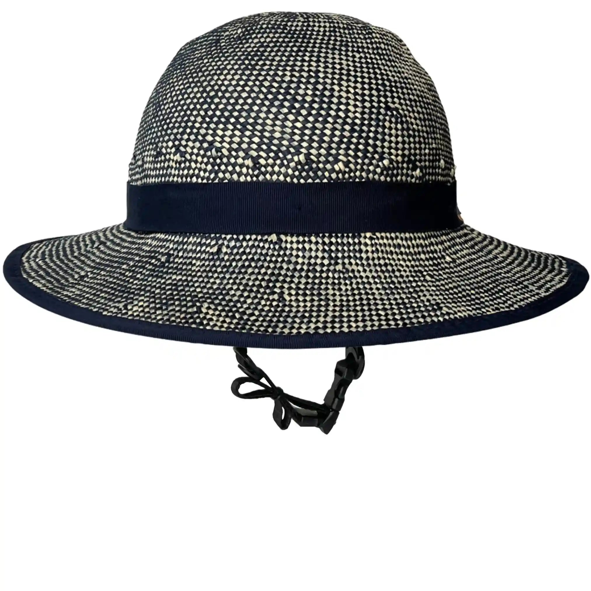 Straw Hat Bike Helmet Shibori Blue - Comfort