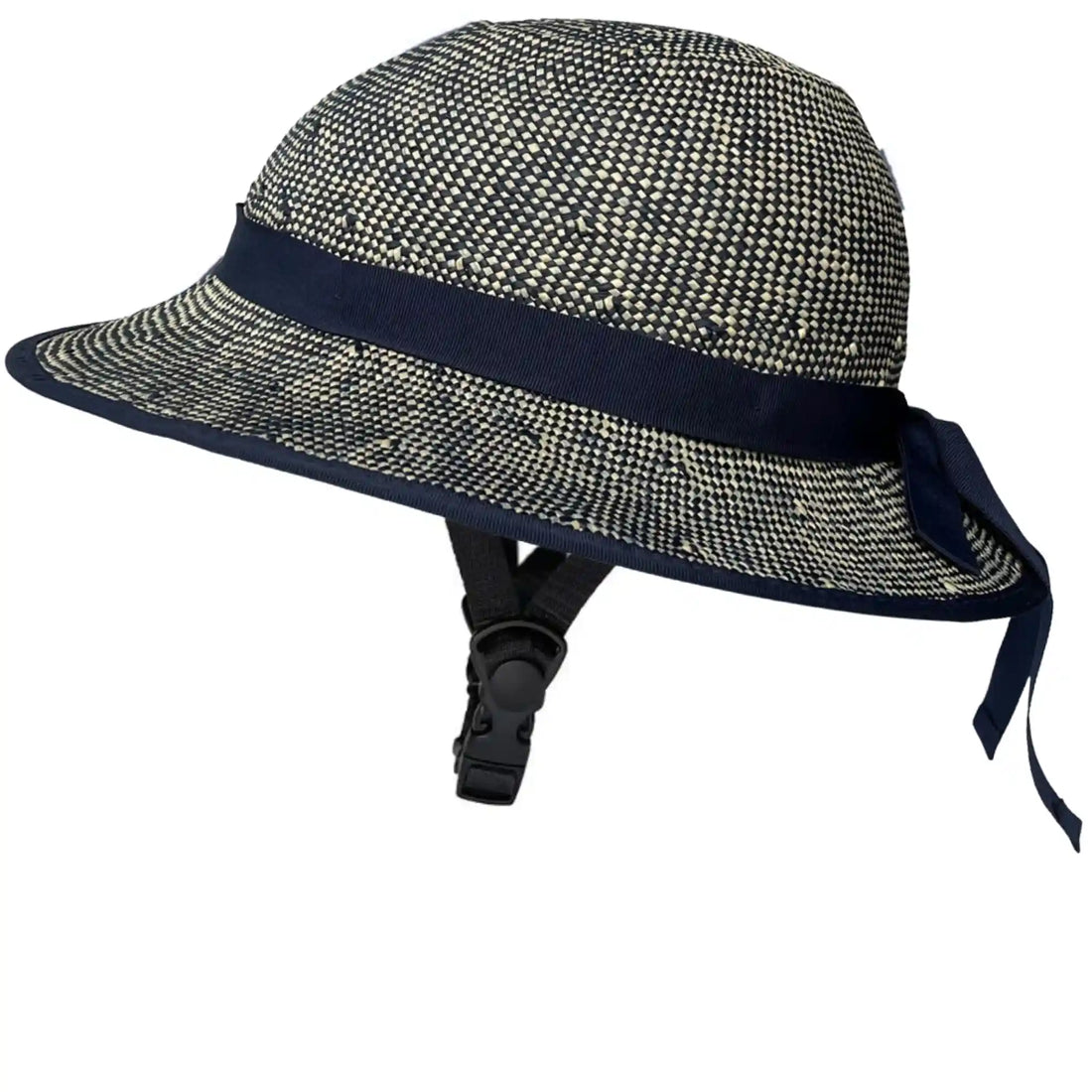 Straw Hat Bike Helmet Shibori Blue - Comfort