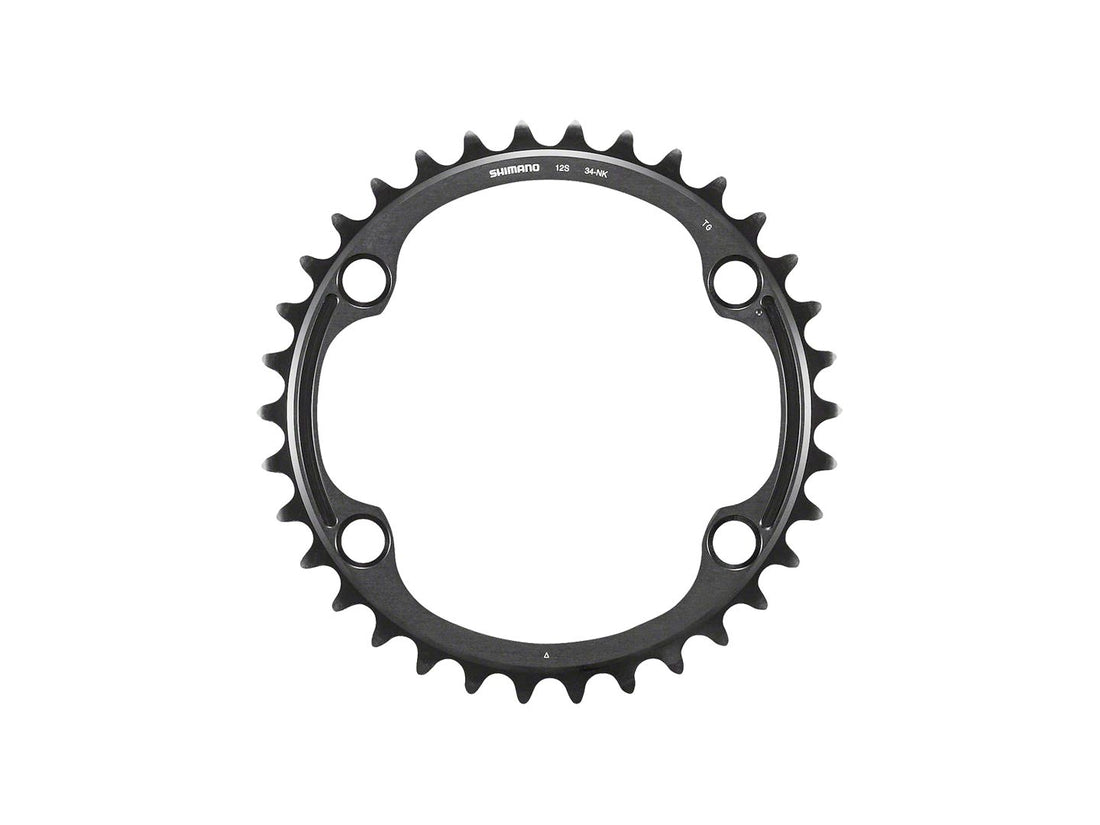 Shimano Dura-Ace FC-R9200 12-Speed Chainring - 34t Asymmetric 110 BCD BLK NK
