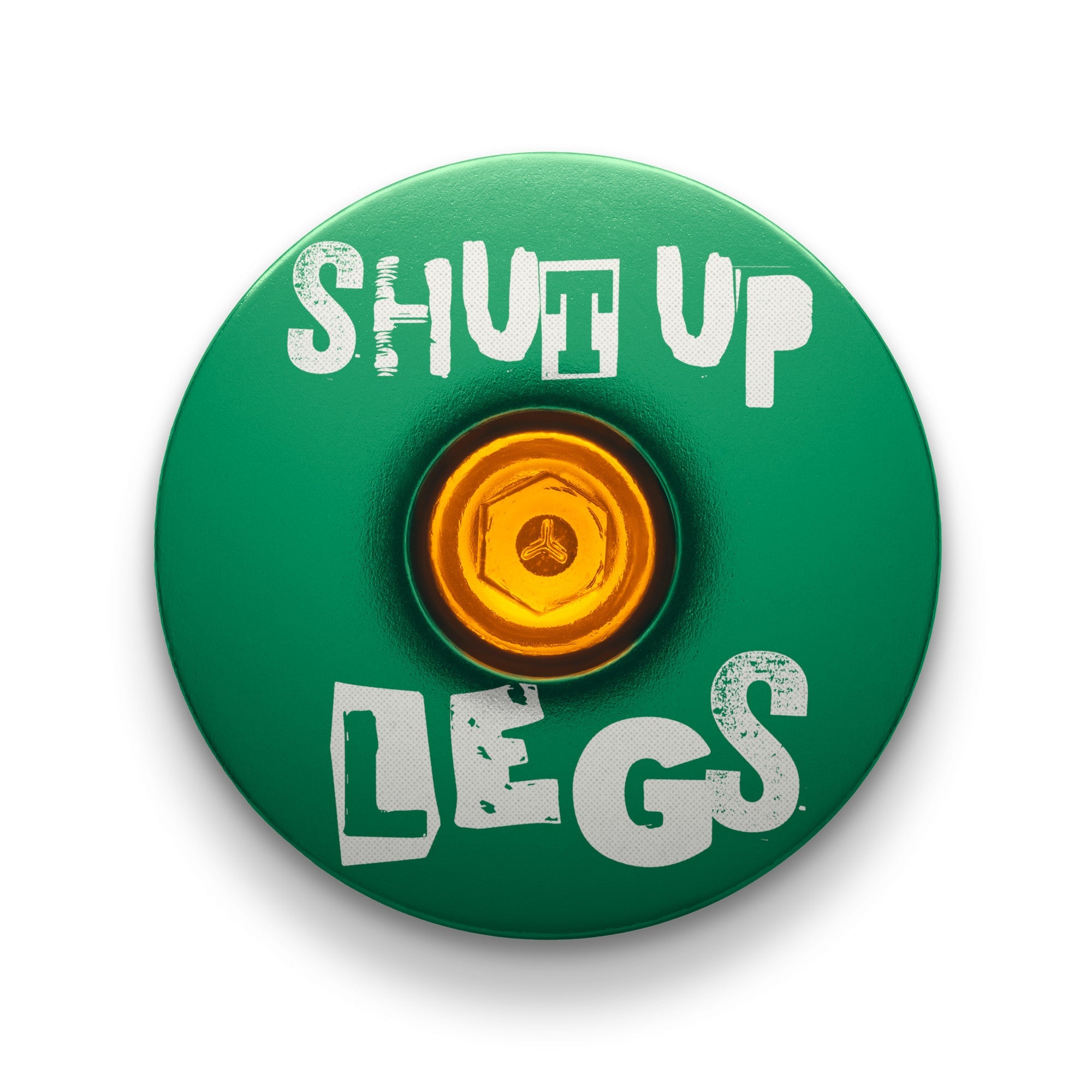 Shut Up Legs! Custom Bicycle Headset Cap