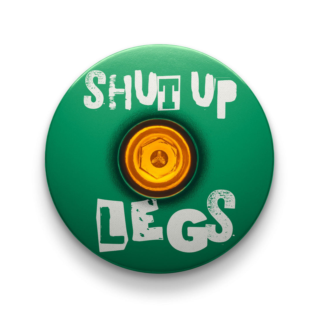 Shut Up Legs! Custom Bicycle Headset Cap