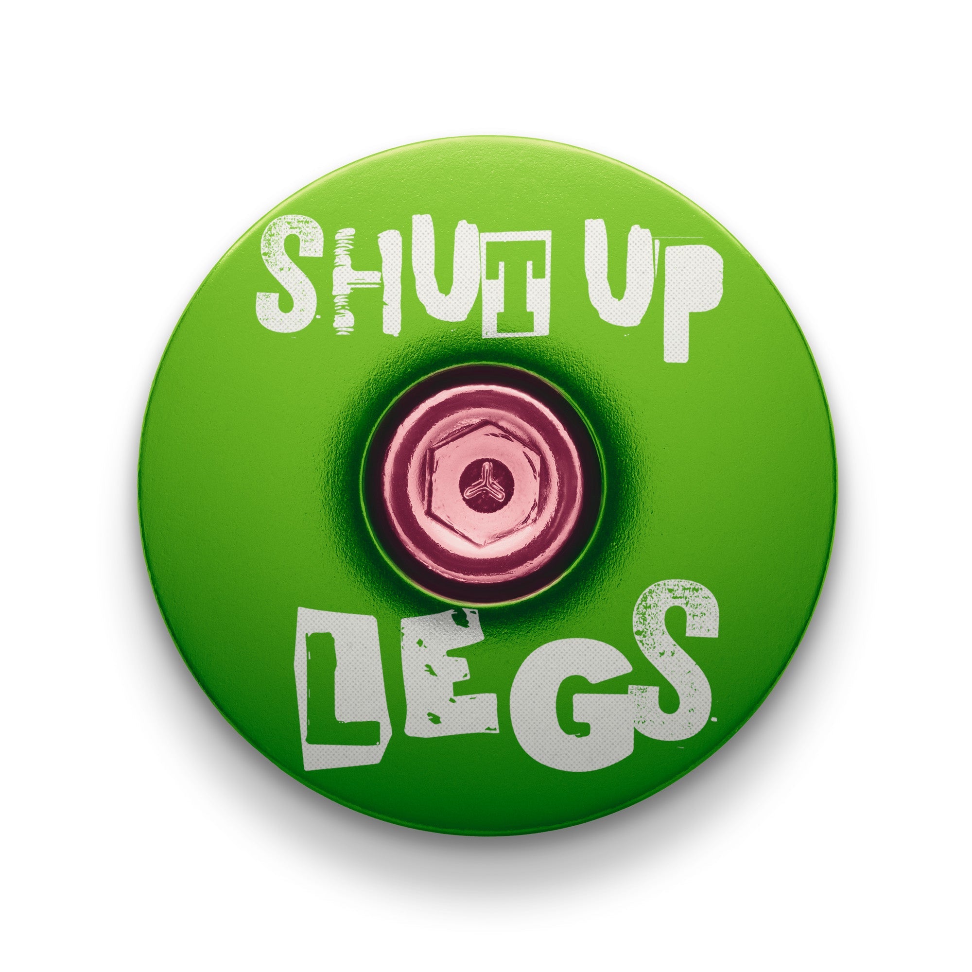 Shut Up Legs! Custom Bicycle Headset Cap