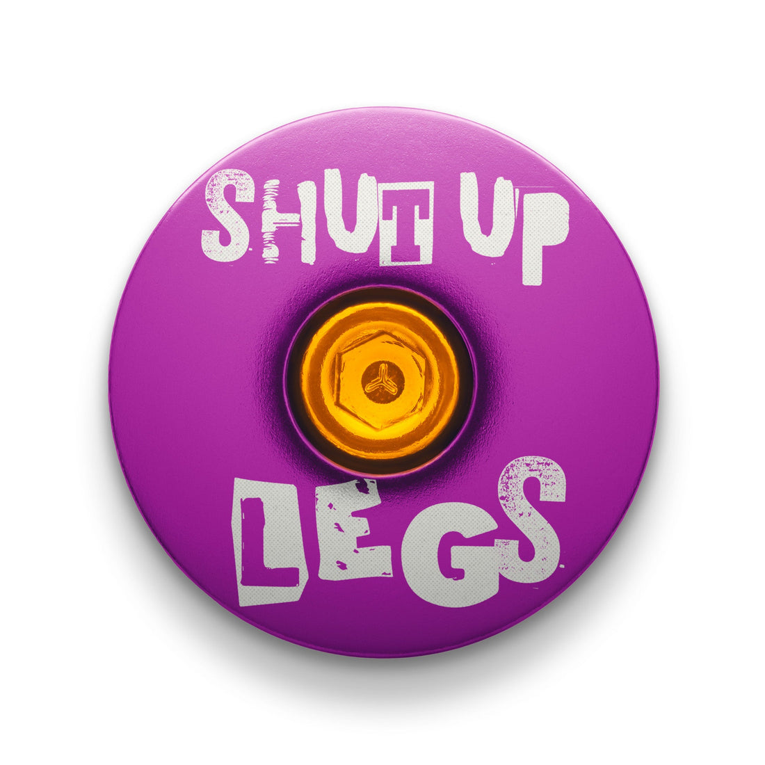 Shut Up Legs! Custom Bicycle Headset Cap