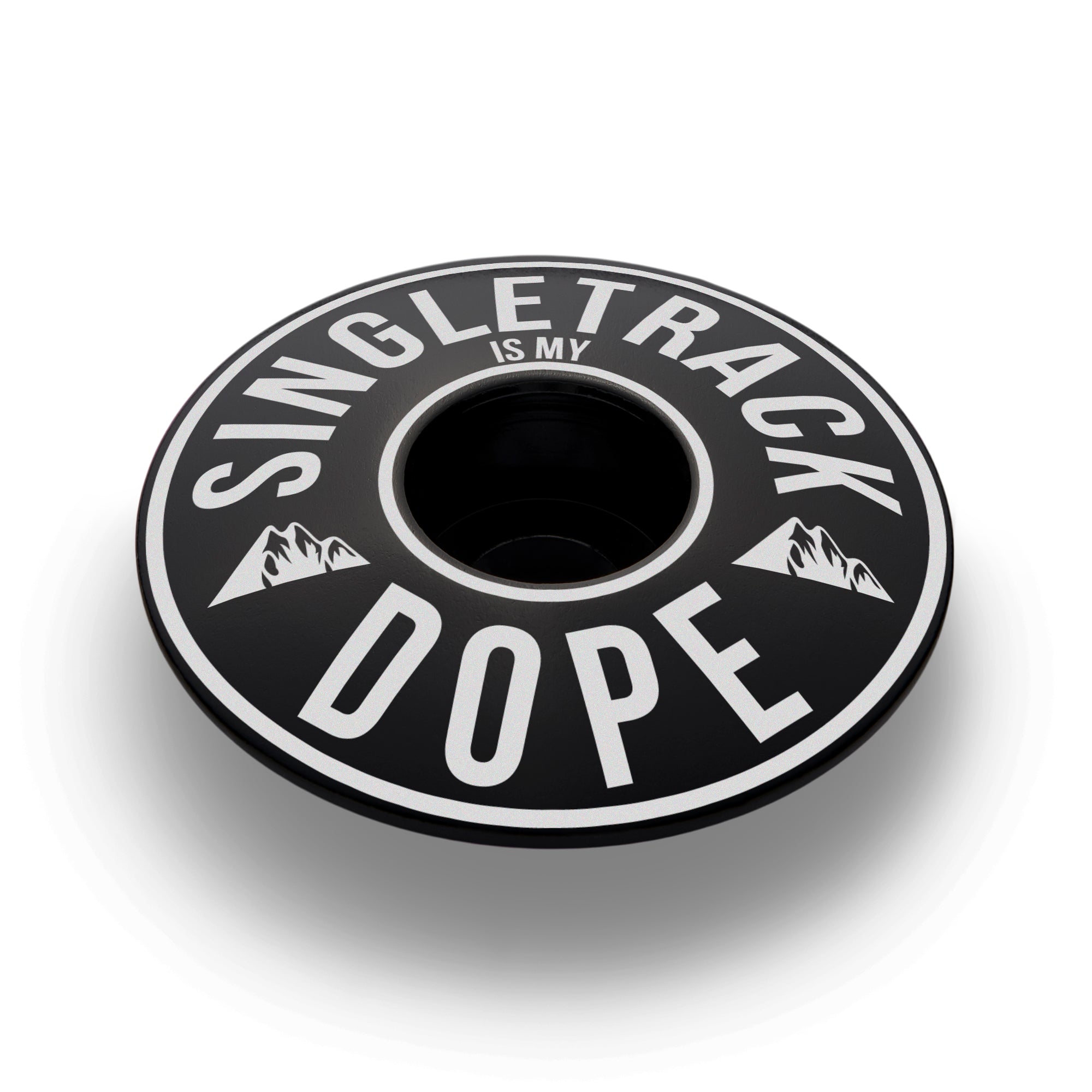 Singletrack Is My Dope Bicycle Headset Cap
