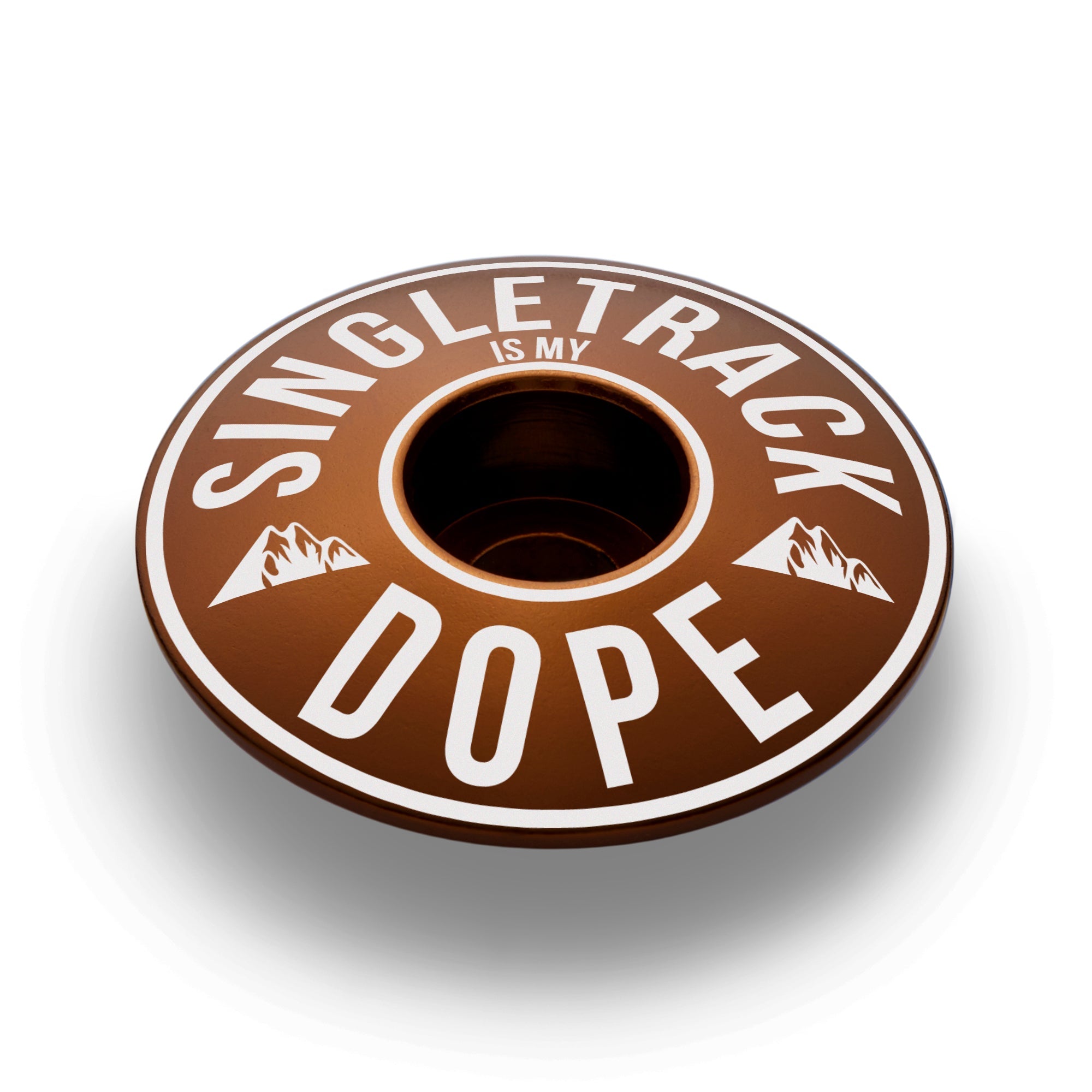 Singletrack Is My Dope Bicycle Headset Cap
