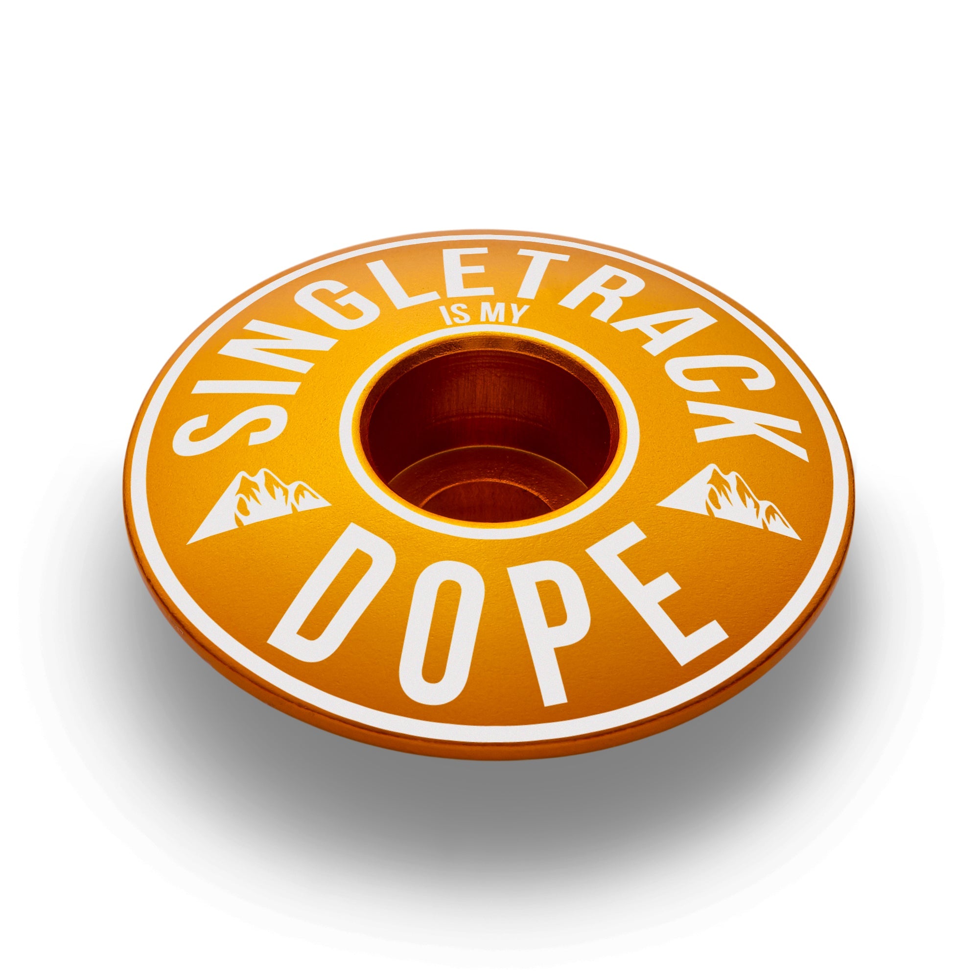Singletrack Is My Dope Bicycle Headset Cap