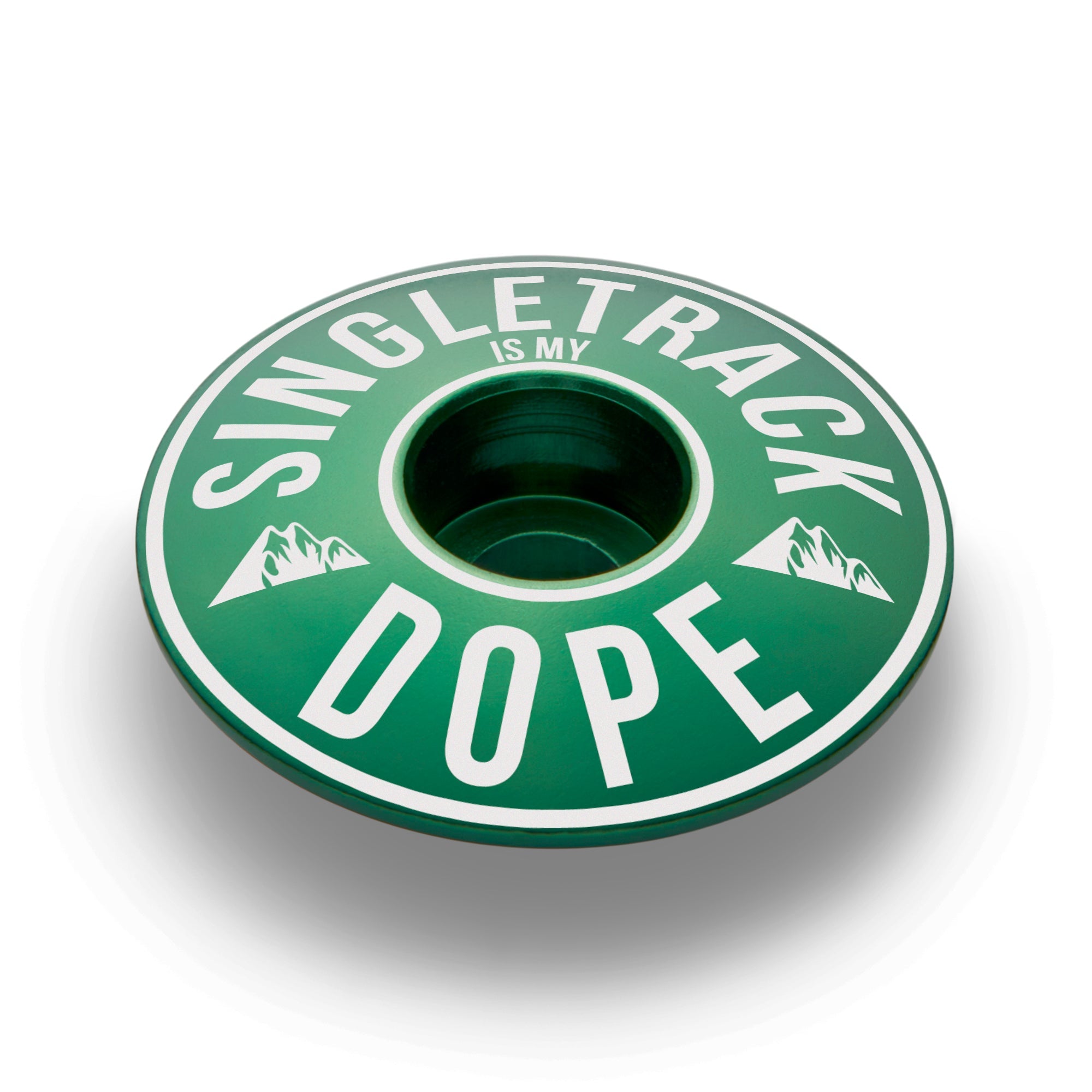 Singletrack Is My Dope Bicycle Headset Cap