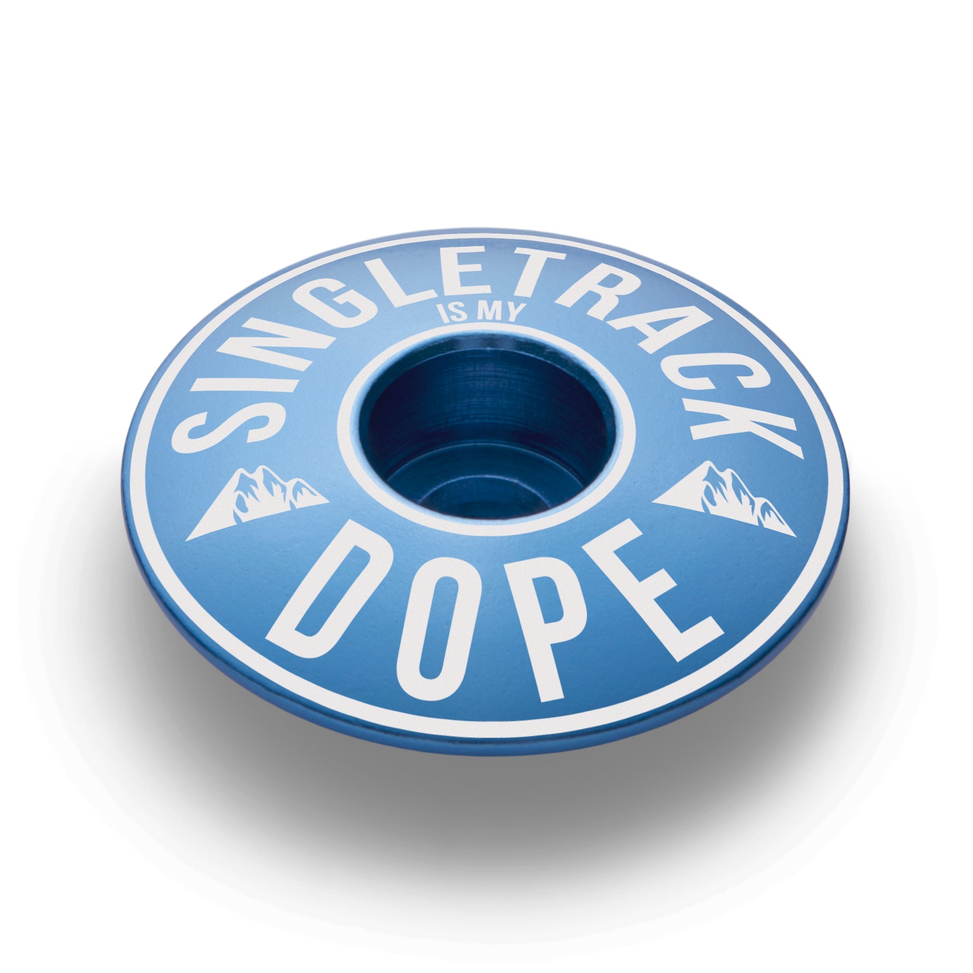 Singletrack Is My Dope Bicycle Headset Cap