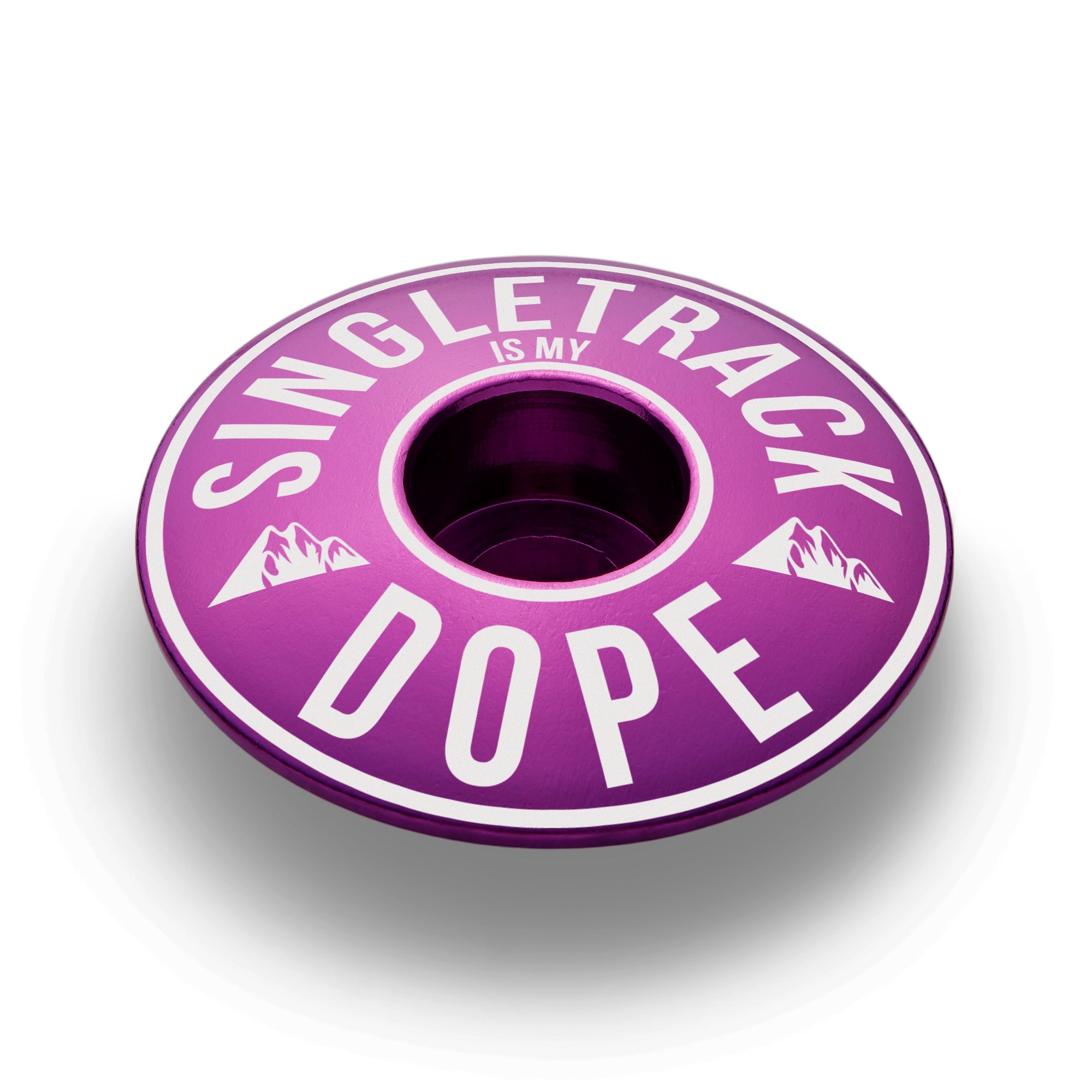 Singletrack Is My Dope Bicycle Headset Cap