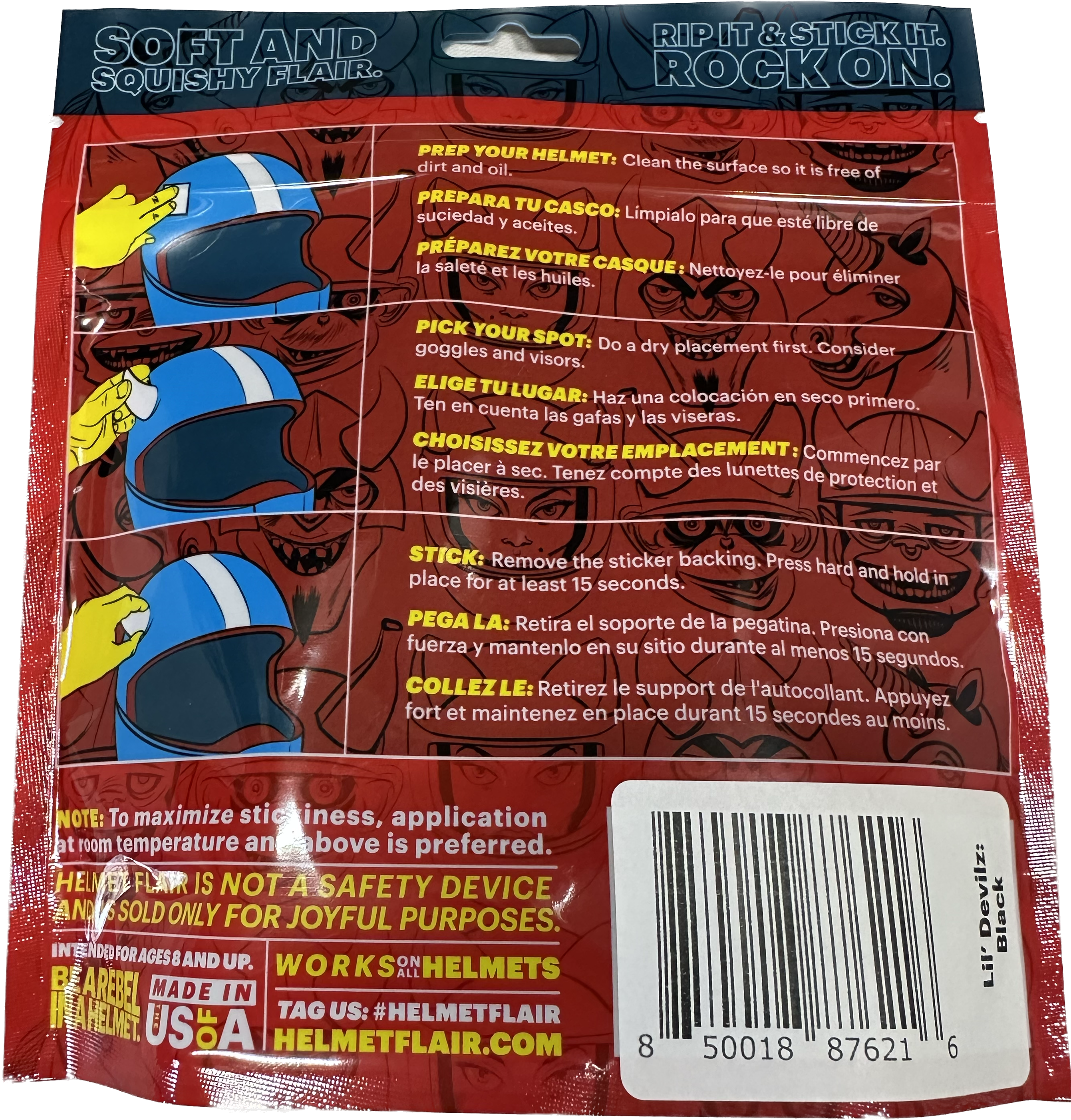 Softeez: Black Devil Horns for Helmet