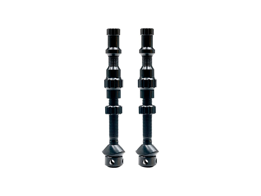 Stans Tubeless Exo-Core Valve Stems - Alloy Medium Black Pair