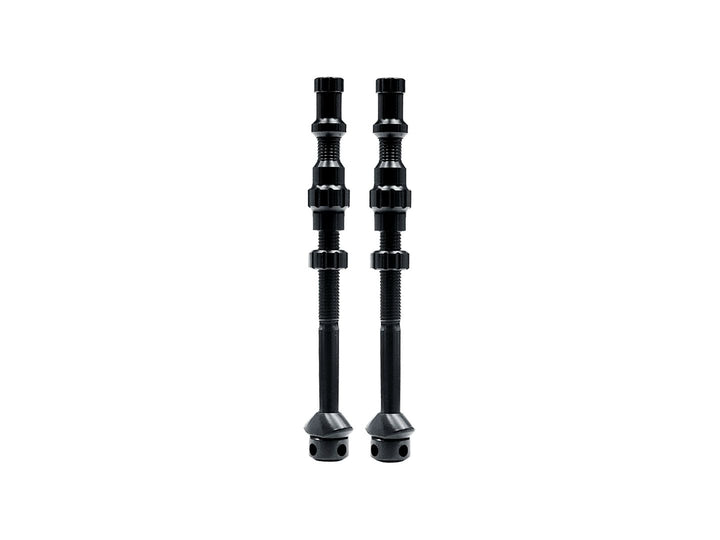Stans Tubeless Exo-Core Valve Stems - Alloy Extra Tall Black Pair