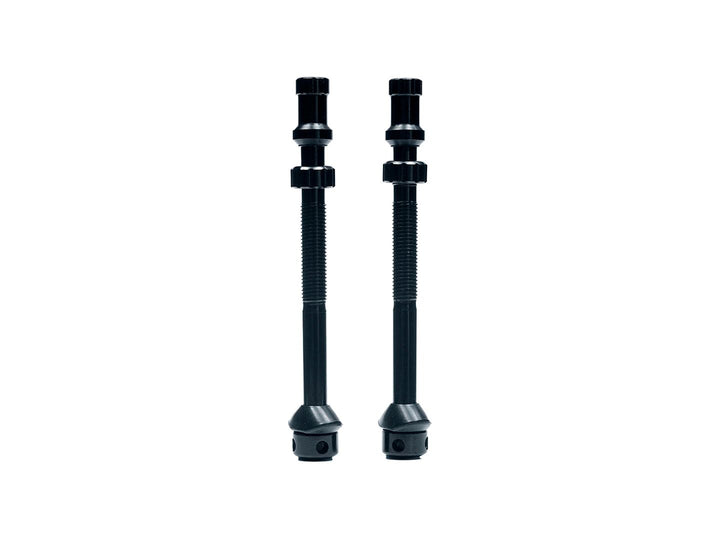 Stans Tubeless Universal+ Valve Stems - Alloy Extra Tall Black Pair