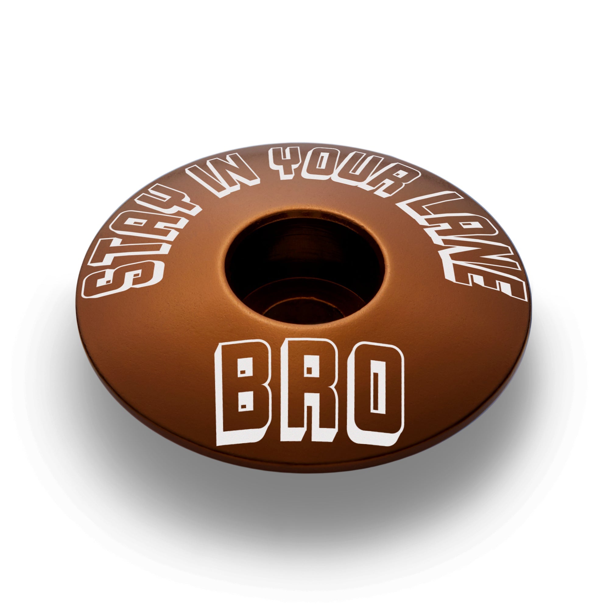Stay In Your Lane, Bro - Bicycle Headset Cap