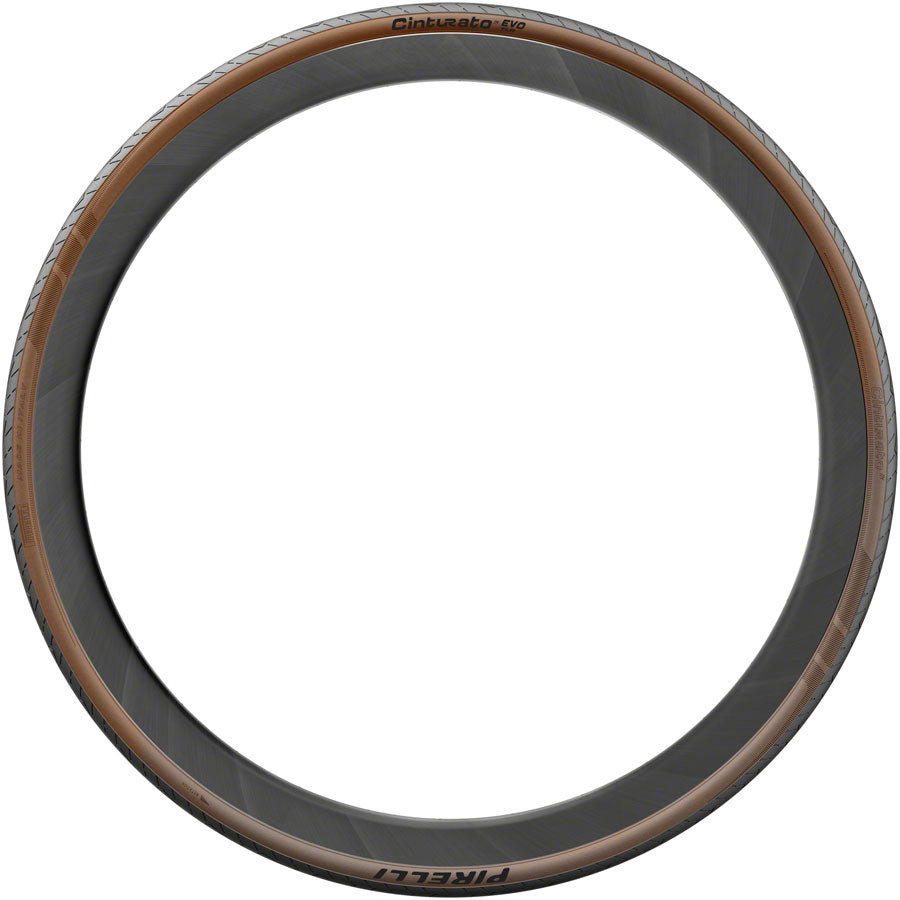 Pirelli Cinturato EVO TLR Tire - 700 x 28 Tubeless Folding Classic Tan TechWall+Road SmartEvo AS