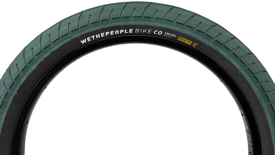 We The People Activate Tire - 20 x 2.35" 100psi Green/Black
