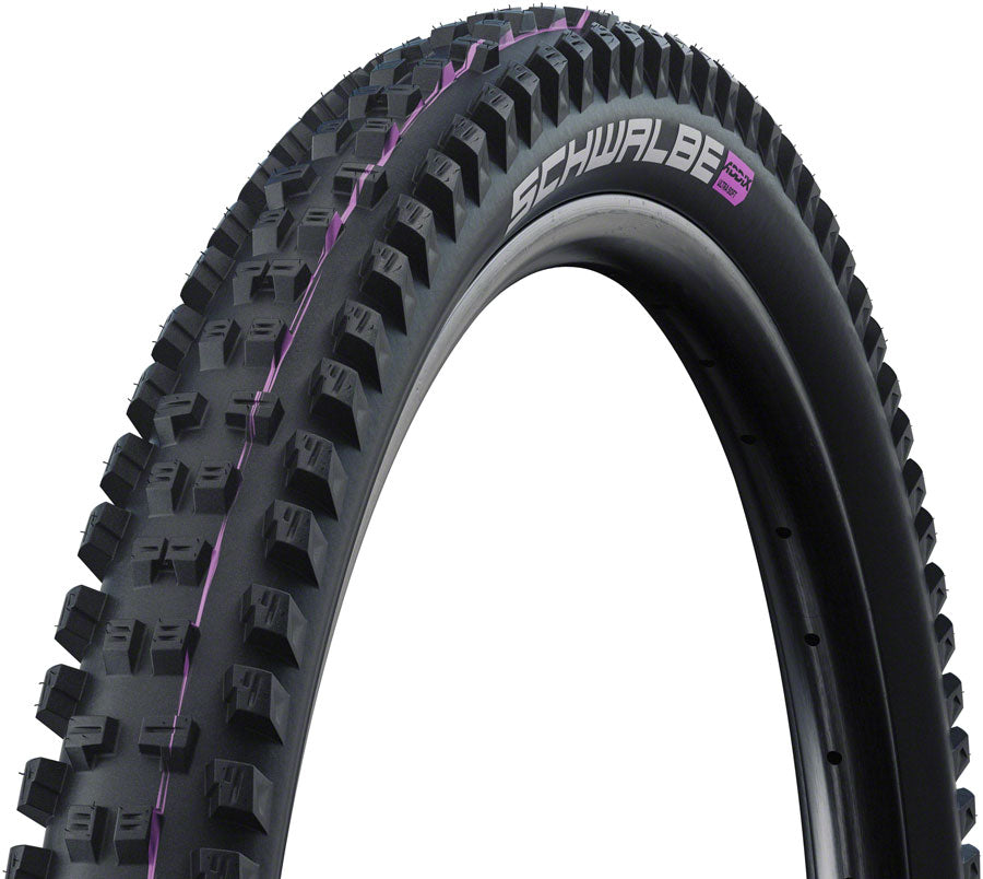 Schwalbe Tacky Chan Tire - 29 x 2.40 Tubeless Folding BLK Evolution Line Super Ground Addix Soft E-50