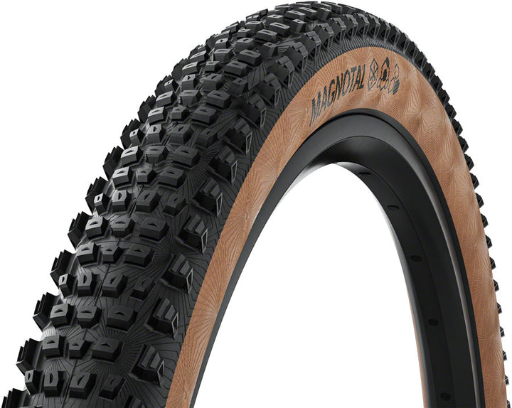 Continental Magnotal Tire - 29 x 2.40 Tubeless Folding BLK/Transparent Grip Trail Casing E25