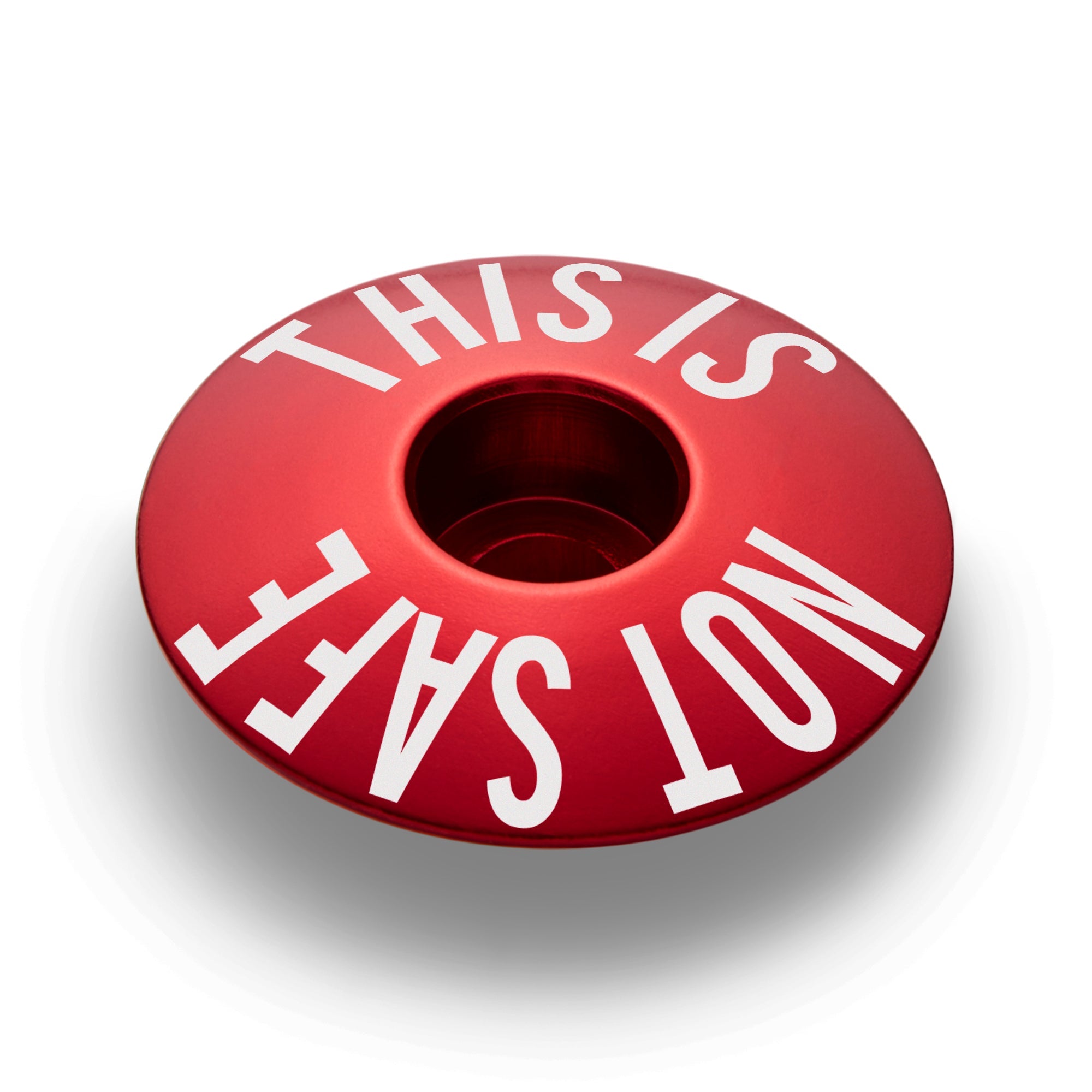 This Is Not Safe Bicycle Headset Cap