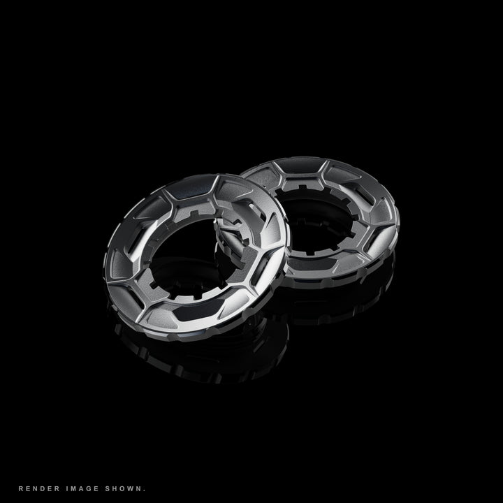 SLF  Rotor Lockrings - 3D Printed Titanium