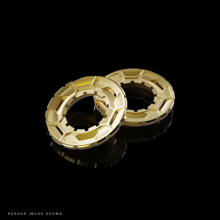 SLF  Rotor Lockrings - 3D Printed Titanium