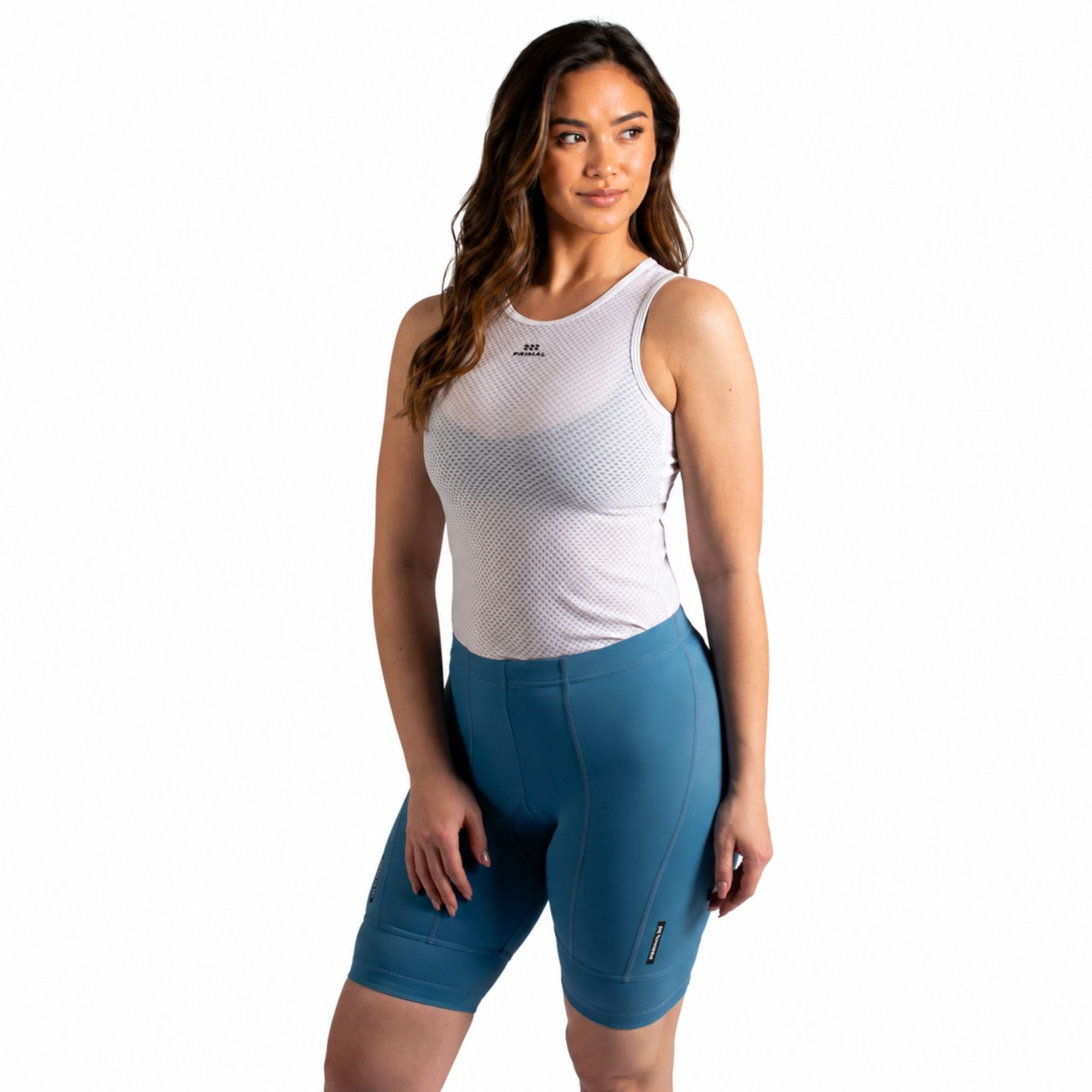 Solid Blue Grey Women's Prisma Short