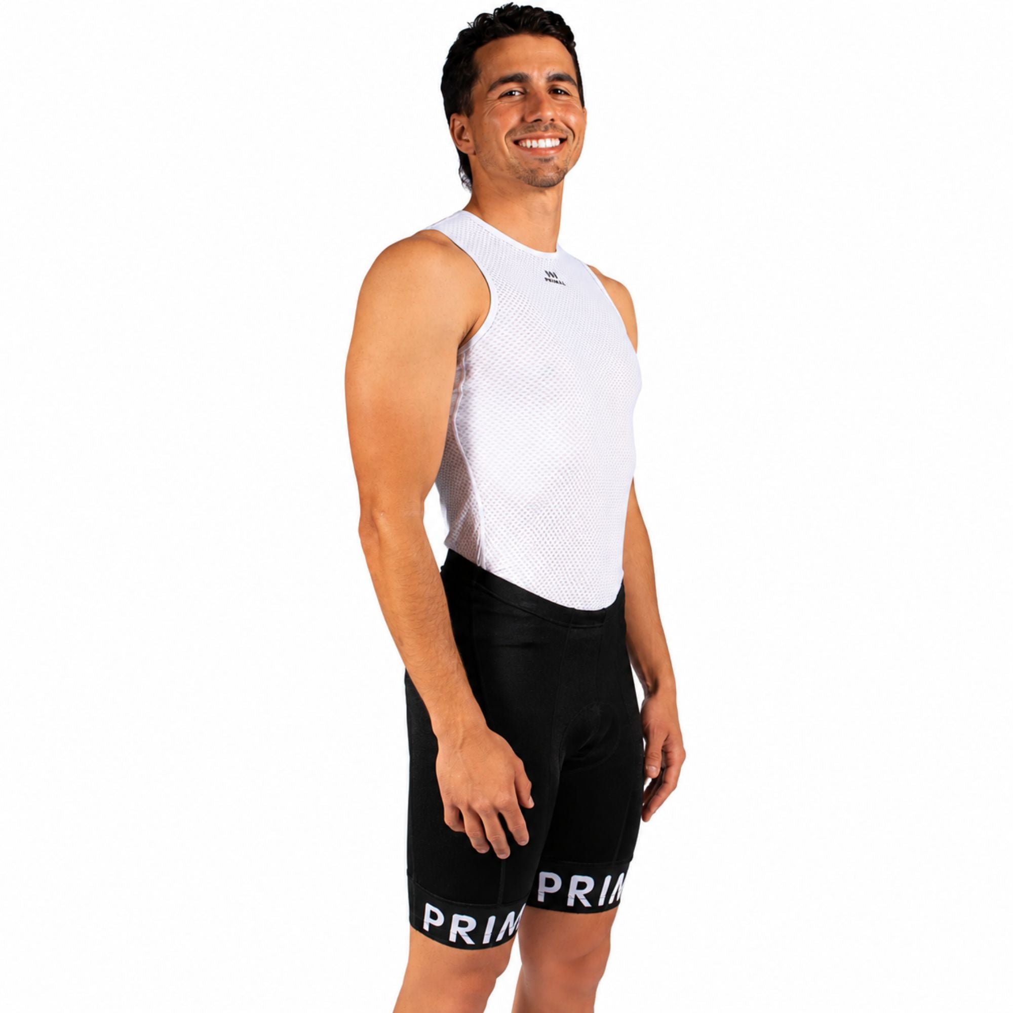 Lunix Men's White Prisma Shorts