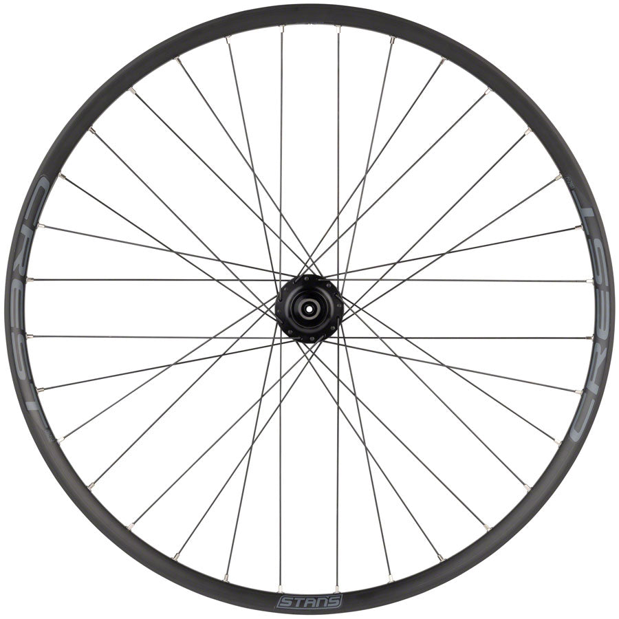 Stans Crest S2 Front Wheel - 26" QR x 100mm 6-Bolt Black