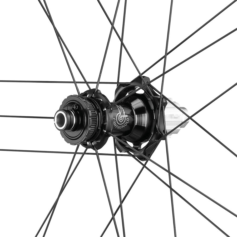 Campagnolo Shamal Dual Profile Rear Wheel - 700c 12 x 142mm Center-Lock HG11-R 2-Way Fit Carbon