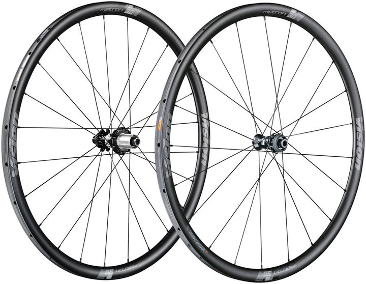 Vision Metron 30 Wheelset Tubular 700c 21/24H Spoke Count Disc Brake Center Lock Rotor Mount – BLK