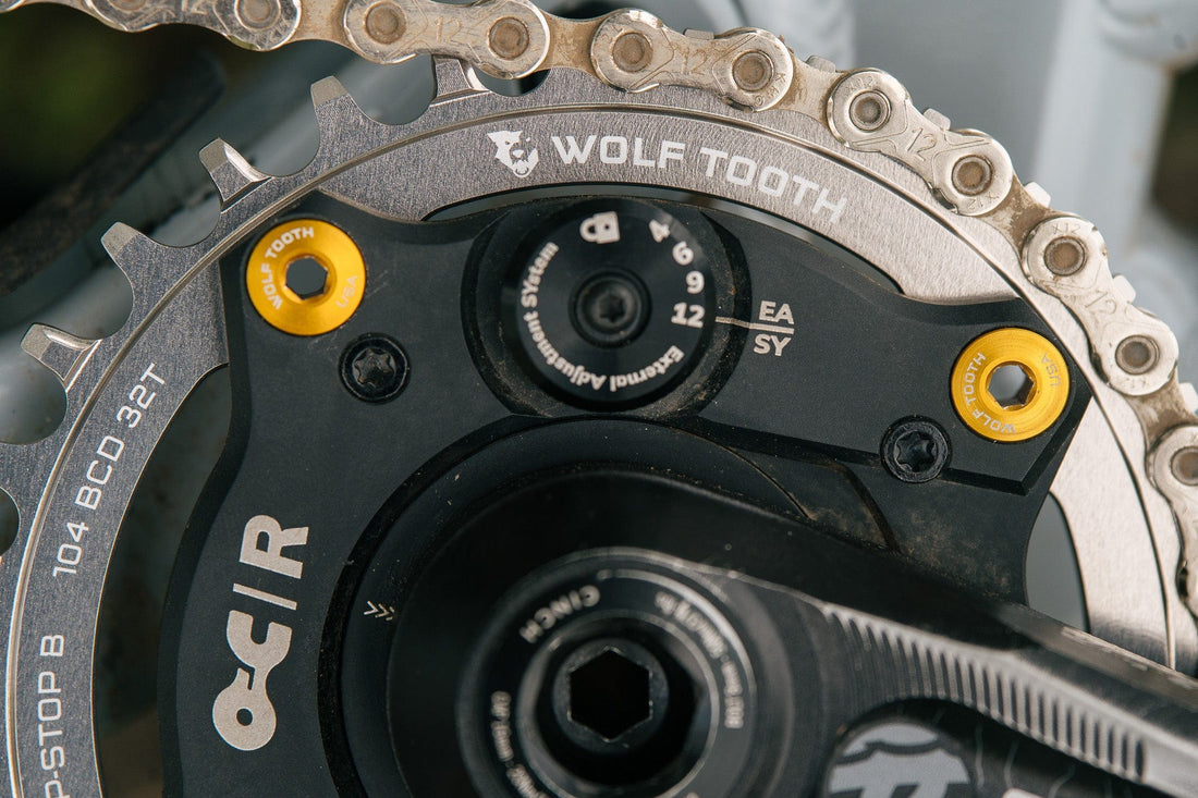 104 BCD Chainrings - Raw Silver