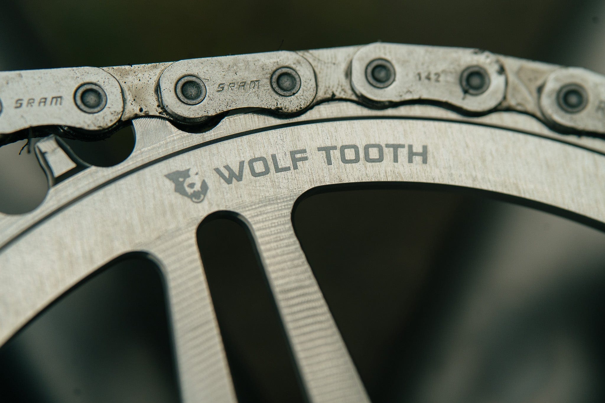 Direct Mount Chainrings for SRAM 8-Bolt Gravel / Road Cranks - Raw Silver