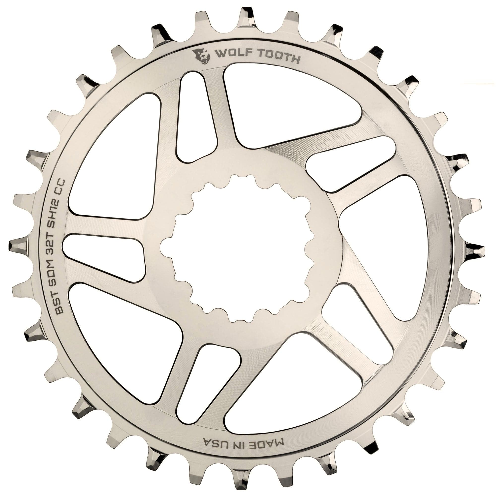 Direct Mount Chainrings for Cane Creek and SRAM Cranks for Shimano 12spd Hyperglide+ Chain