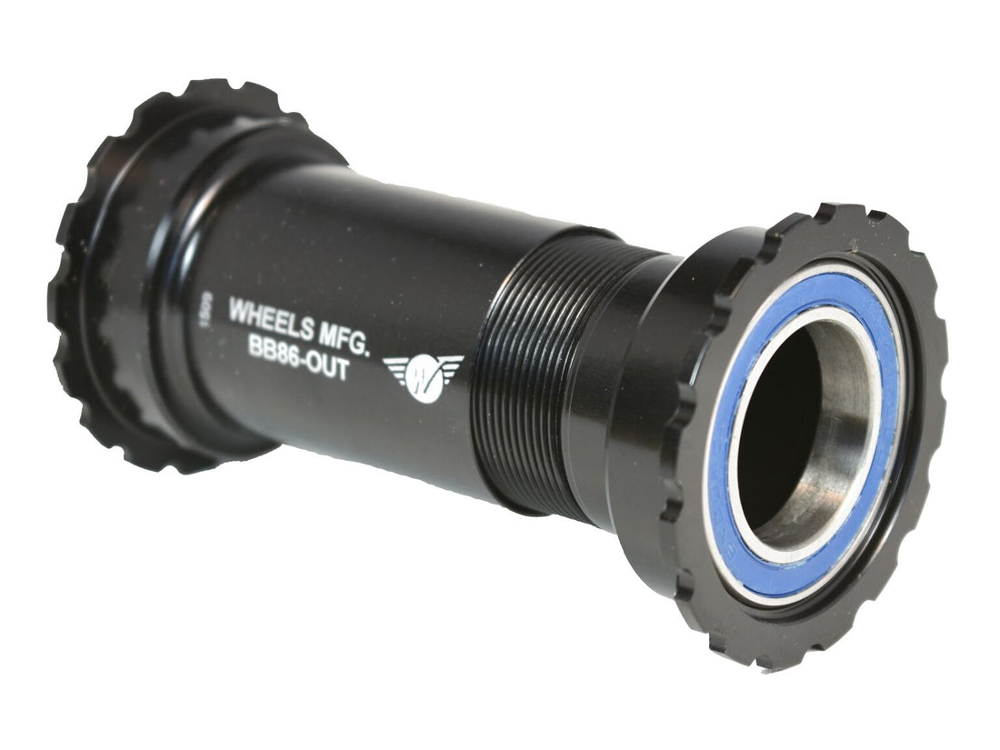 Wheels Manufacturing BB86/92 Shimano Bottom Bracket ABEC-3 Bearings BLK Cups - Threaded